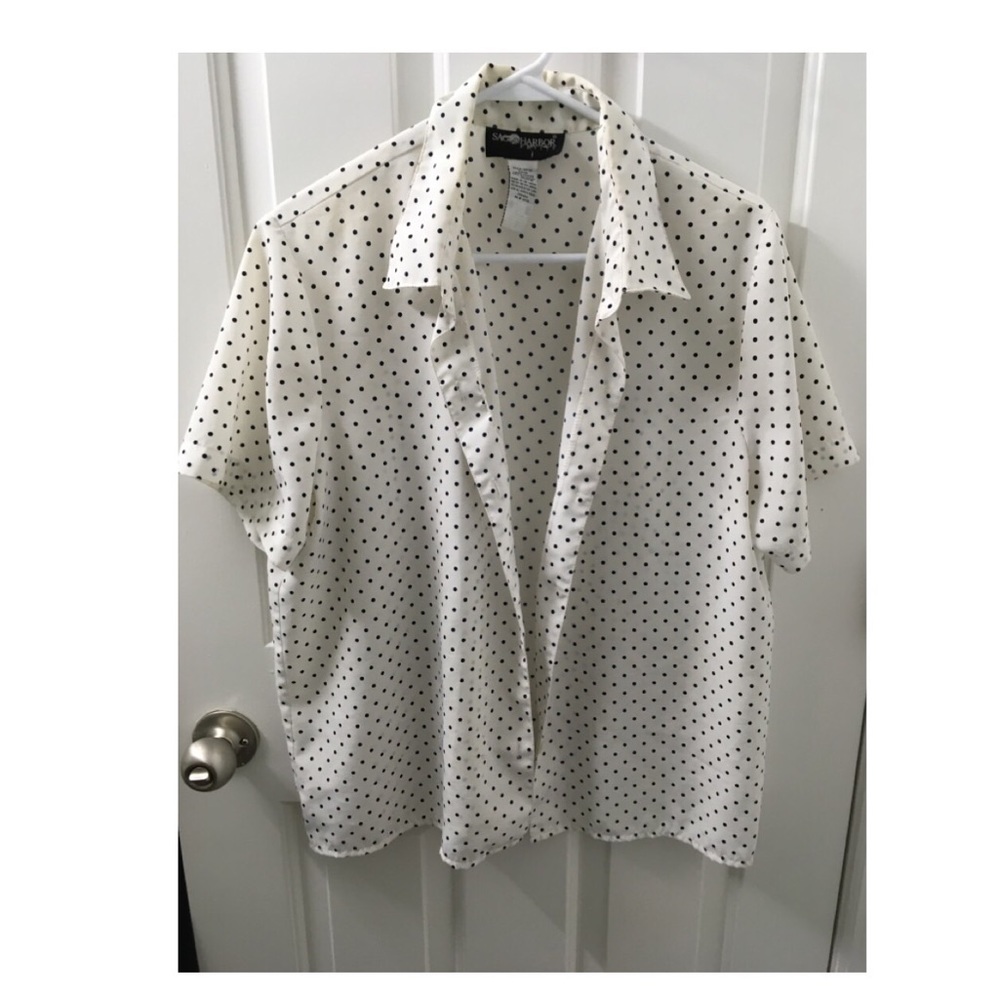 Polka Dot Business Casual Shirt